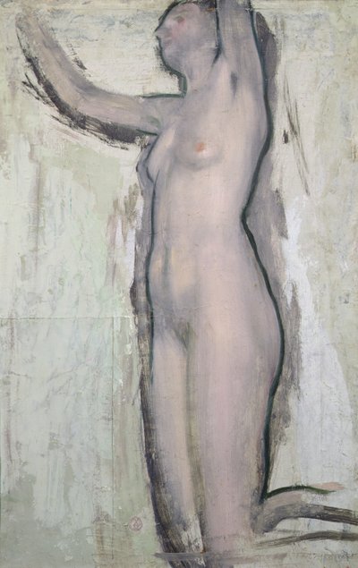 diz çökmüş çıplak by Maurice Denis