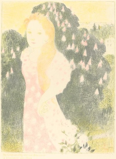 Alacakaranlık eski bir boyanın yumuşaklığına sahip by Maurice Denis