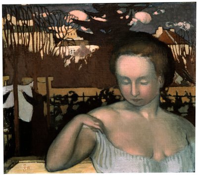 Sanatçının Karısının Portresi, 1893. by Maurice Denis