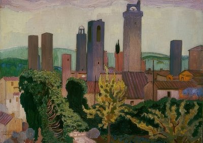 Aziz Gimignano. 1907/08 by Maurice Denis