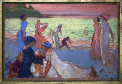 Eylül akşamı Trestignel sahilinde by Maurice Denis