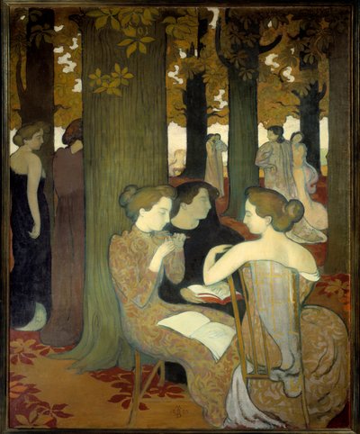 İlham Perileri veya Parkta by Maurice Denis