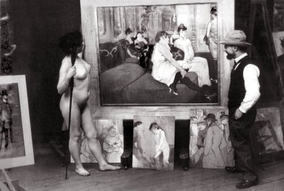 Henri de Toulouse-Lautrec atölyesinde by Maurice Guibert