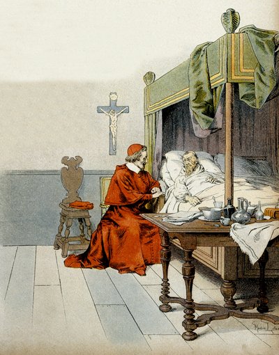 Fransa Tarihi: Kardinal Richelieu (Armand Jean du Plessis by Maurice Leloir