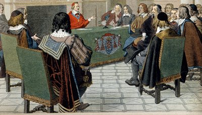 Fransa Tarihi: Kardinal Richelieu (Armand Jean du Plessis by Maurice Leloir