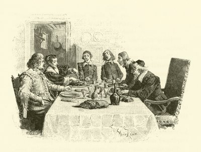 Üç Silahşörler için İllüstrasyon (gravür) by Maurice Leloir