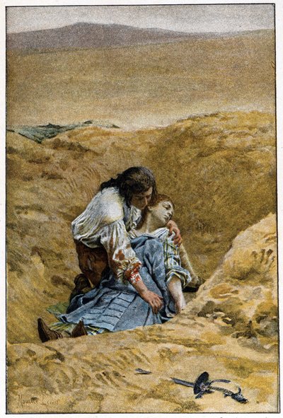 Fransız yazar Abbe Prevost (1697-1763) tarafından “Manon Lescaut ve Chevalier Des Grieux Tarihi”nde defin. Maurice Leloir