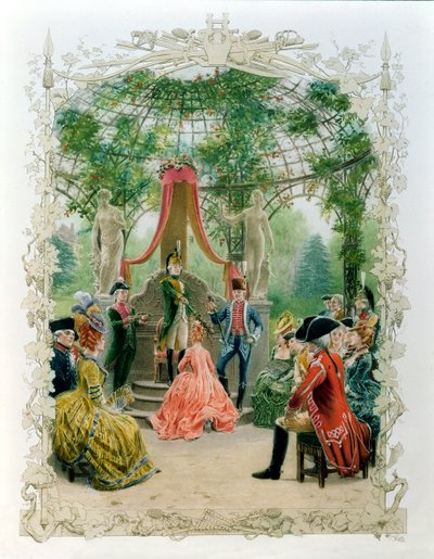 1785 dolaylarında bir Mason Hanımın Masonik İnisiyasyon Töreni, 1890 by Maurice Leloir
