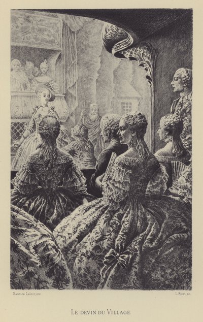 Köy Kâhin (gravür) by Maurice Leloir