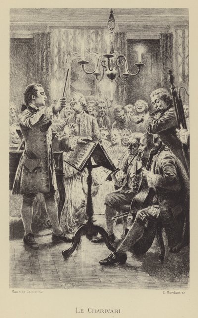 Charivari (gravür) by Maurice Leloir