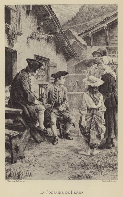 Kahraman Çeşmesi (gravür) by Maurice Leloir