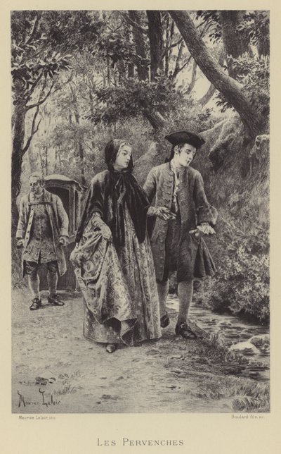 Deniz salyangozu (gravür) by Maurice Leloir