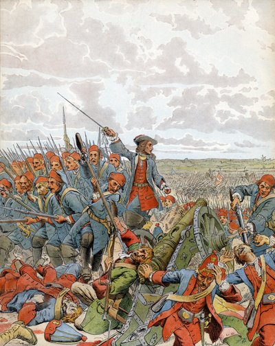 İspanyol Veraset Savaşı. Denain Savaşı, 24 Temmuz by Maurice Leloir