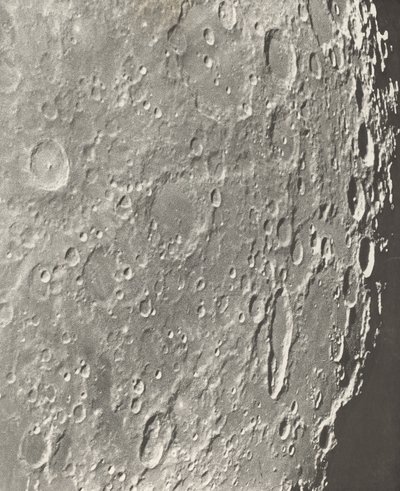 Ay Fotoğrafı Blancanus - Tycho - Schiller, 1899 by Maurice Loewy