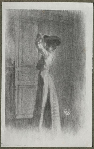 Şık Kadın, c. 1900. by Maurice Louis Henri Neumont