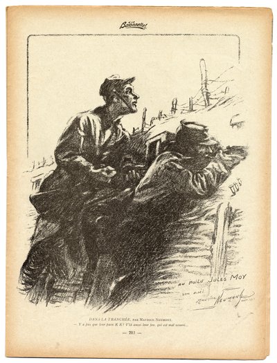 La Baionnette, B  W hiciv by Maurice Neumont