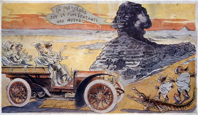 Mercedes en muhteşem araba, 1900 dolayları (resim) by Maurice Neumont