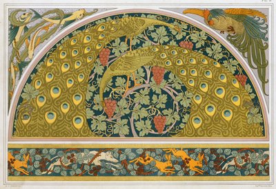 Kenarlıklar ve köşeler için tasarımlar, pub. 1897. by Maurice Pillard Verneuil