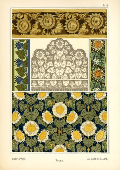 Ayçiçeği (renkli taş) by Maurice Pillard Verneuil