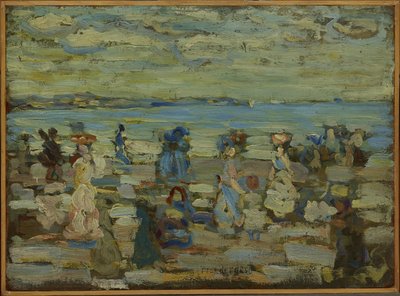 plaj sahnesi by Maurice Brazil Prendergast