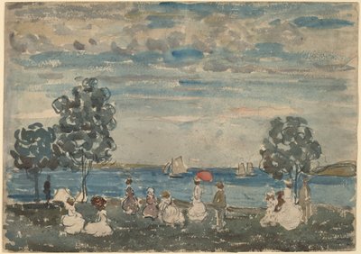 Sahildeki Figürler by Maurice Brazil Prendergast
