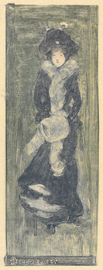 Leydi Su Hui ve Ayet Bulmacası by Maurice Brazil Prendergast