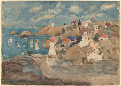 Revere Plajı by Maurice Brazil Prendergast