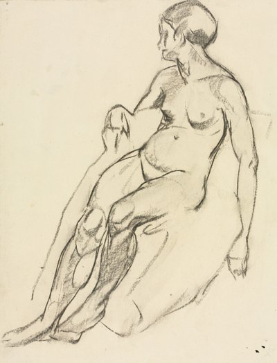 Oturmuş Çıplak by Maurice Brazil Prendergast