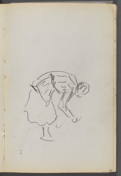 Eskiz Defteri, The Dells, N° 127, sayfa 089: Bükülen Figür by Maurice Prendergast