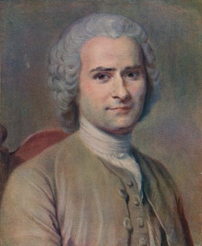 Jean-Jacques Rousseau, 1753 by Maurice Quentin de La Tour
