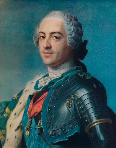 Louis XV, 1748 by Maurice Quentin de La Tour
