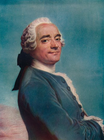 Lace Jabot ile otoportre, c1750 by Maurice Quentin de La Tour