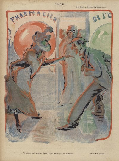 Le Rire için İllüstrasyon by Maurice Radiguet