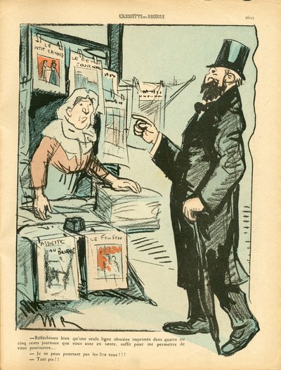 Tereyağı Tabağı, 463 numara, Satirik renkli by Maurice Radiguet