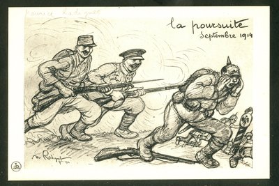 Kartpostal, Siyah Beyaz Hiciv by Maurice Radiguet