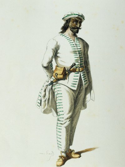 Brighella, 1570 yılında Maurice Sand (1823-1889) tarafından by Maurice Sand