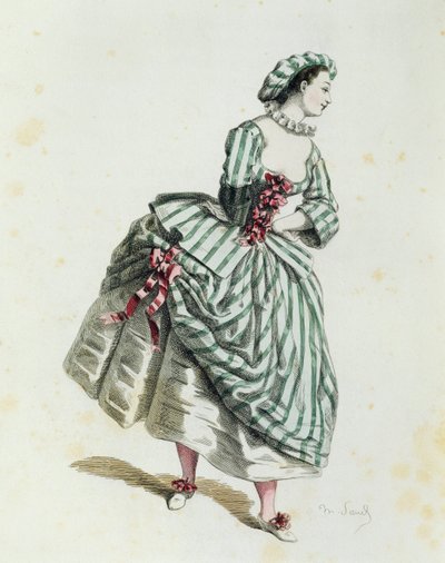 1744 yılında Corallina, Maurice Sand (1823-1889) tarafından by Maurice Sand