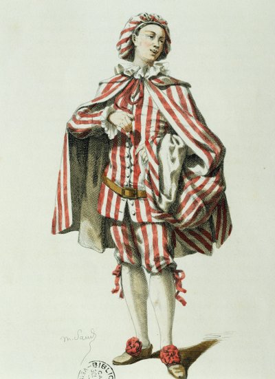 Mezzetino, Maurice Sand (1823-1889) tarafından by Maurice Sand