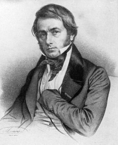 Victor Cousin, Fransız filozof, 19. yüzyıl by Maurin