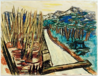 Akşam manzarası (Ohlstadt) by Max Beckmann