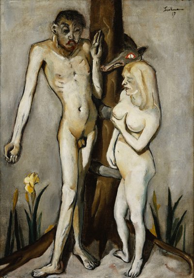 Adem ve Havva by Max Beckmann