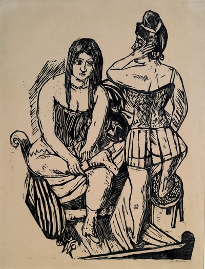 Tuvalette by Max Beckmann