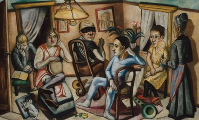 Maskeli Balodan Önce, 1922. by Max Beckmann