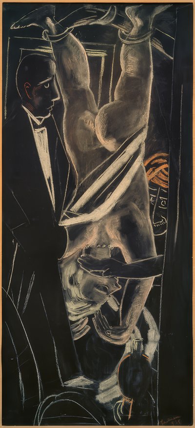 gece karşılaşma by Max Beckmann