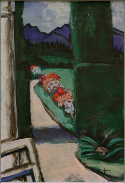 Pavyondan görünüm. Ohlstadt by Max Beckmann