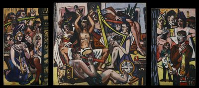 Kör adamın blöfü by Max Beckmann