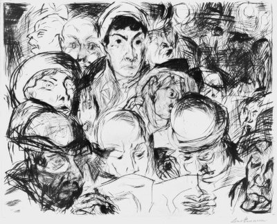 savaş ilanı by Max Beckmann