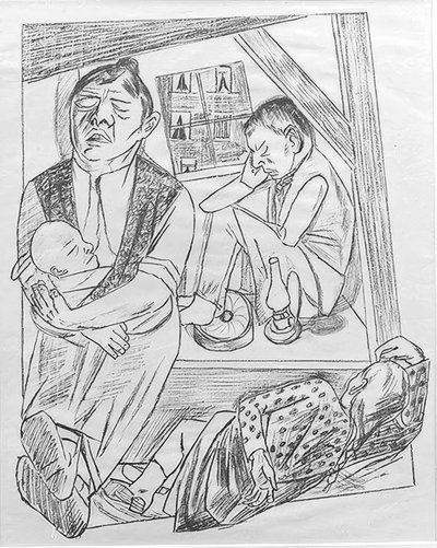 Gece by Max Beckmann