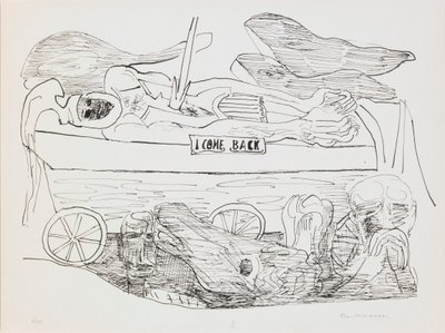 Dream of War, “Day and Dream” portföyünden 10. plaka by Max Beckmann