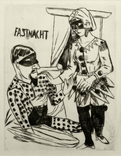 Mardi Gras by Max Beckmann